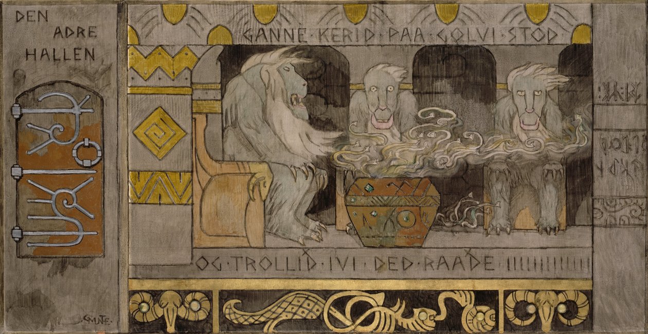 Druga Sala autorstwa Gerhard Peter Frantz Vilhelm Munthe