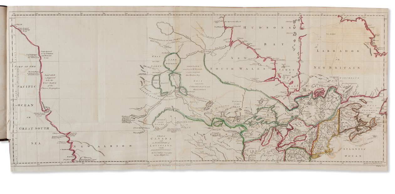 Podróże z Azji do Ameryki w celu ukończenia odkryć północno-zachodniego wybrzeża Ameryki, Londyn: Thomas Jefferys autorstwa Gerhard Friedrich Müller