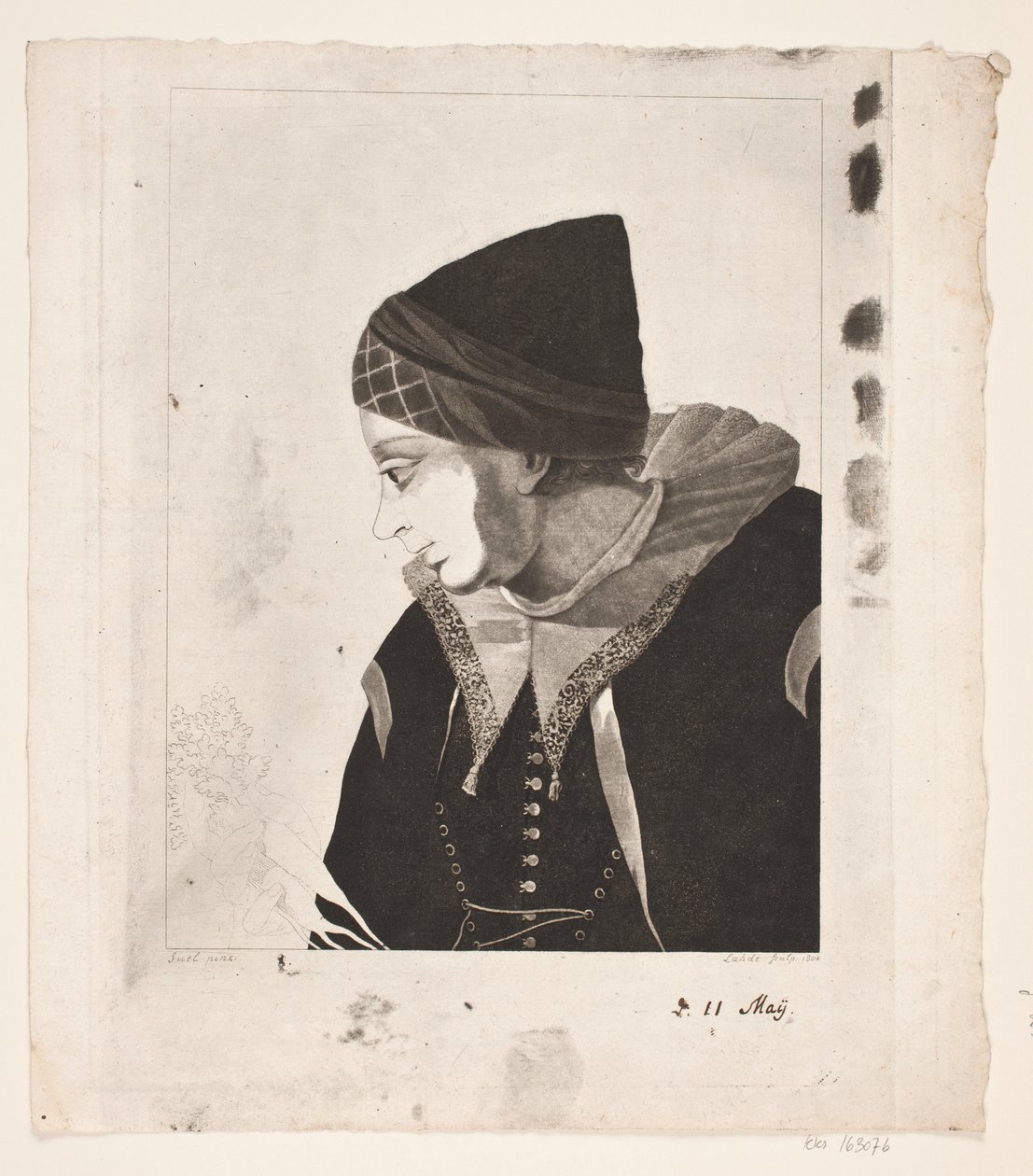 Dziewczyna Amager autorstwa Gerhard Ludvig Lahde