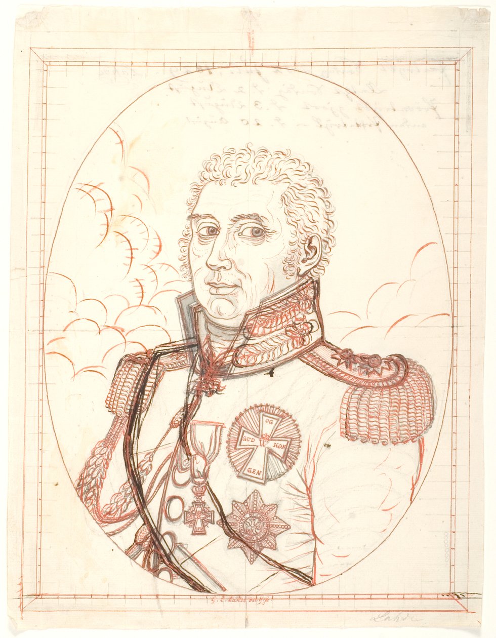 Wysoko odznaczony oficer (3 zamówienia) autorstwa Gerhard Ludvig Lahde
