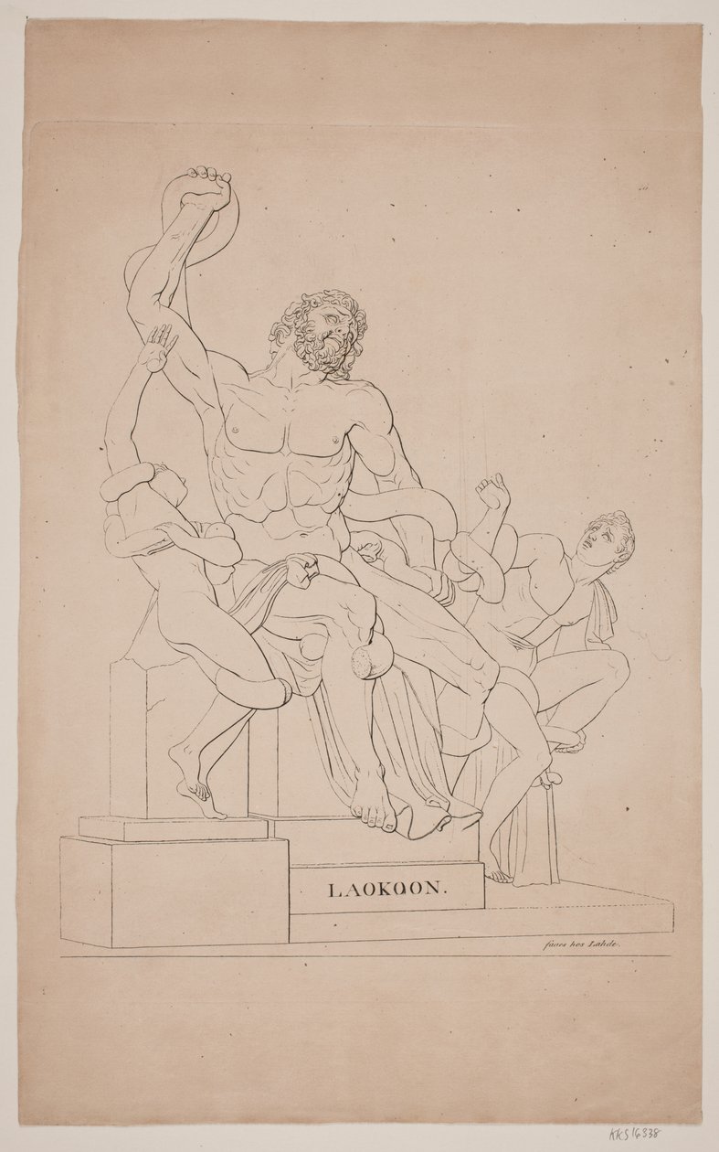 Laokoon autorstwa Gerhard Ludvig Lahde