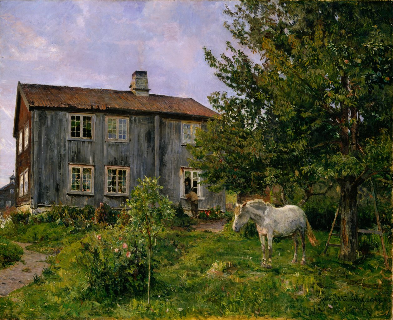 Na farmie, Ulvin autorstwa Gerhard Munthe
