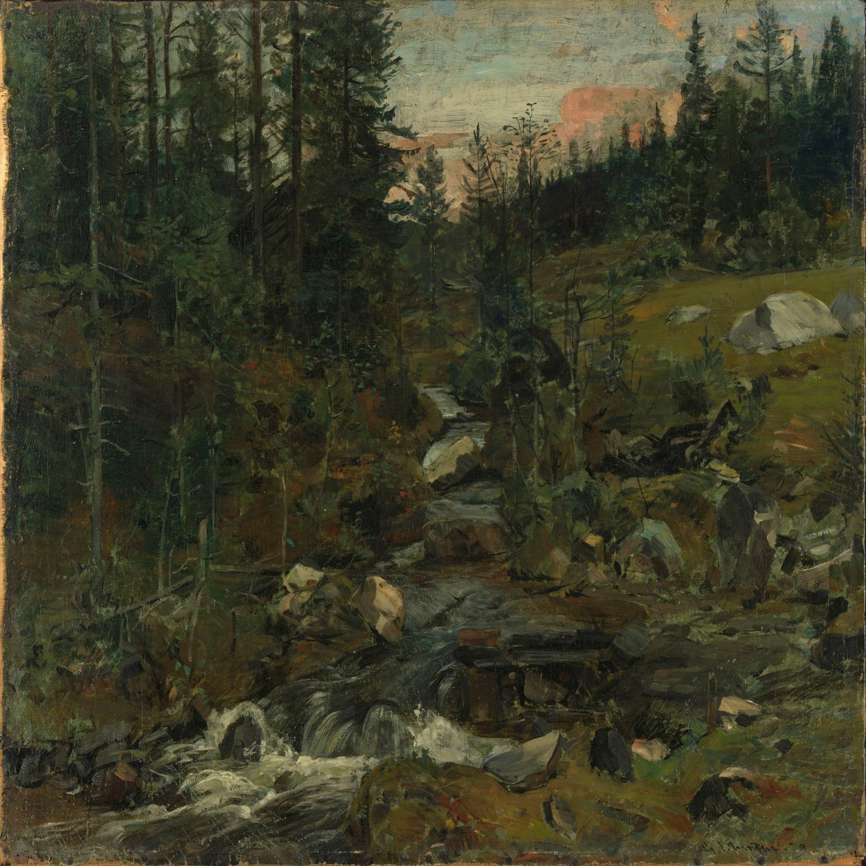 Brook w Øylo autorstwa Gerhard Munthe