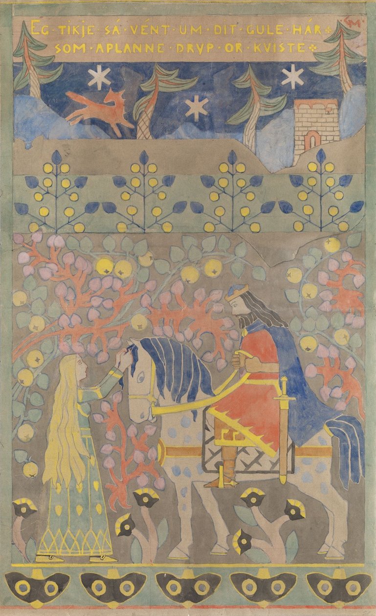 Das gelbe Haar autorstwa Gerhard Munthe