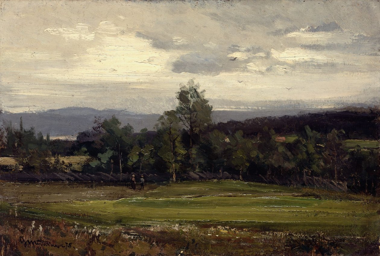 Pola w Hedmark latem autorstwa Gerhard Munthe