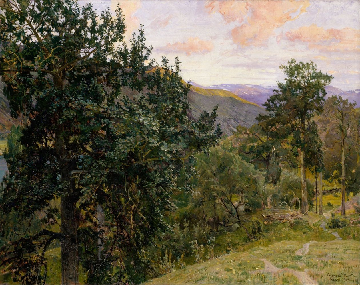 Z Vågå autorstwa Gerhard Munthe