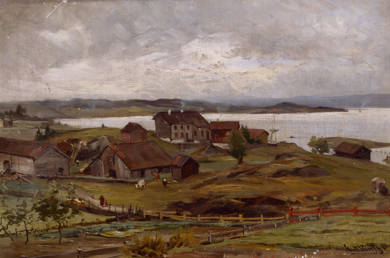 Obraz na plaży autorstwa Gerhard Peter Frantz Vilhelm Munthe