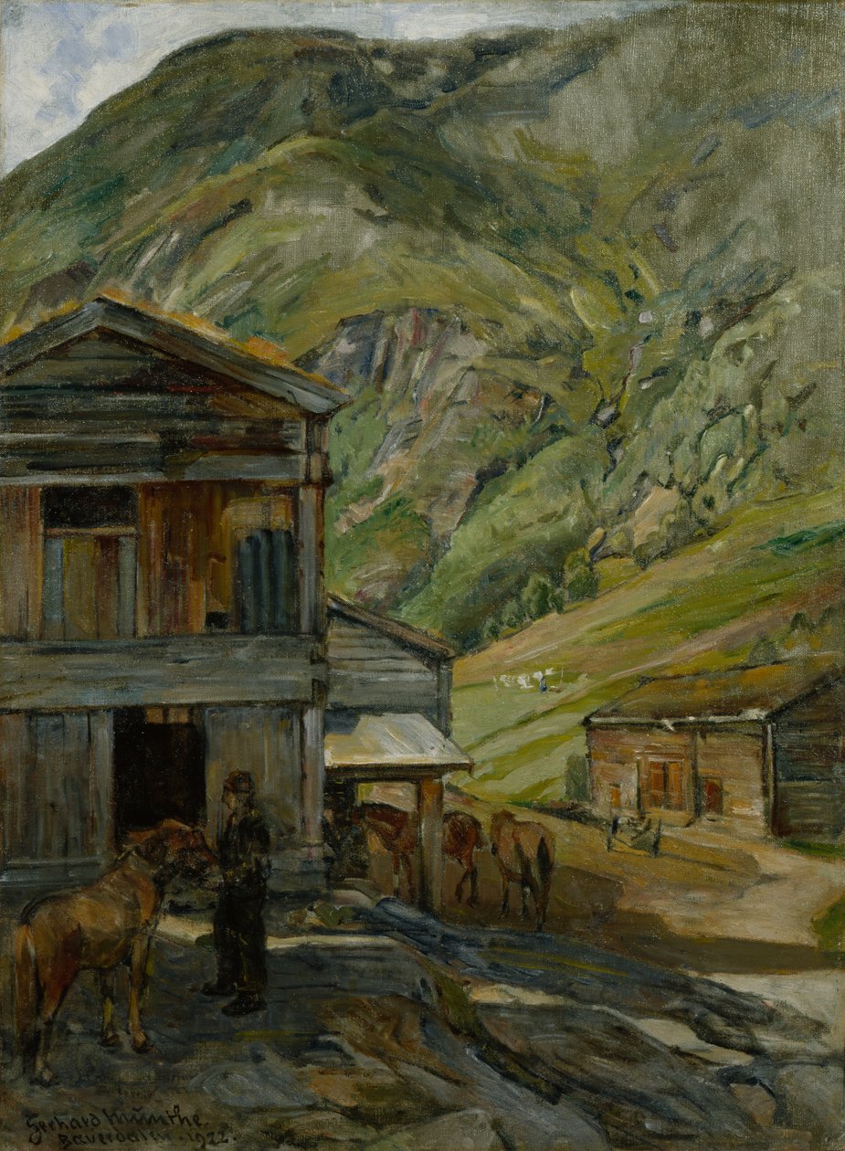 Z Boverdalen autorstwa Gerhard Peter Frantz Vilhelm Munthe