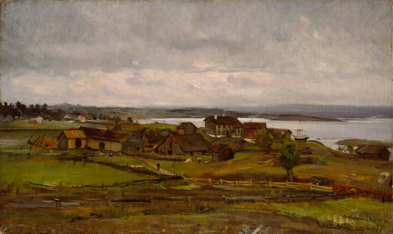 Holmen, Asker autorstwa Gerhard Peter Frantz Vilhelm Munthe