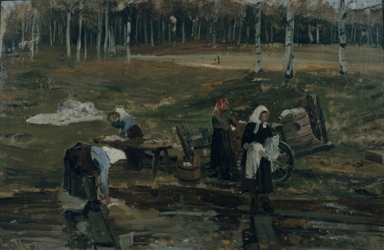 Pranie autorstwa Gerhard Peter Frantz Vilhelm Munthe