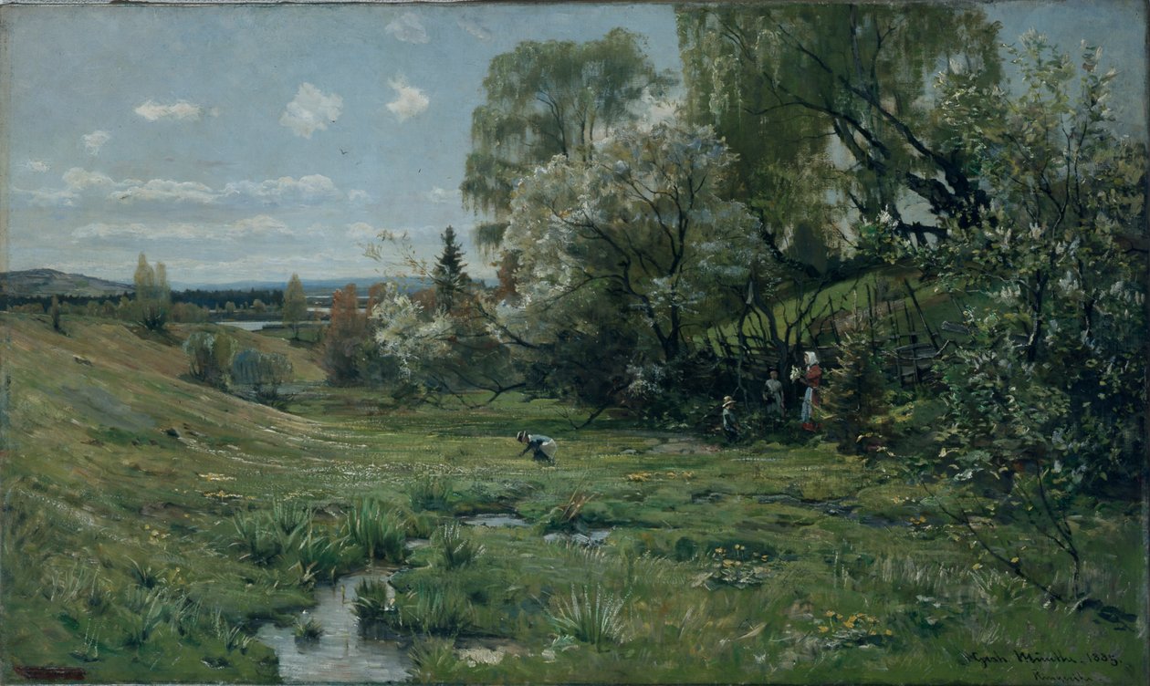 Wiosna autorstwa Gerhard Peter Frantz Vilhelm Munthe