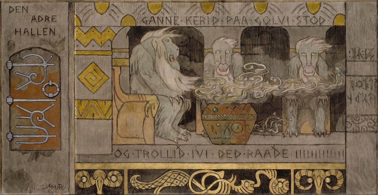 Druga Sala autorstwa Gerhard Peter Frantz Vilhelm Munthe