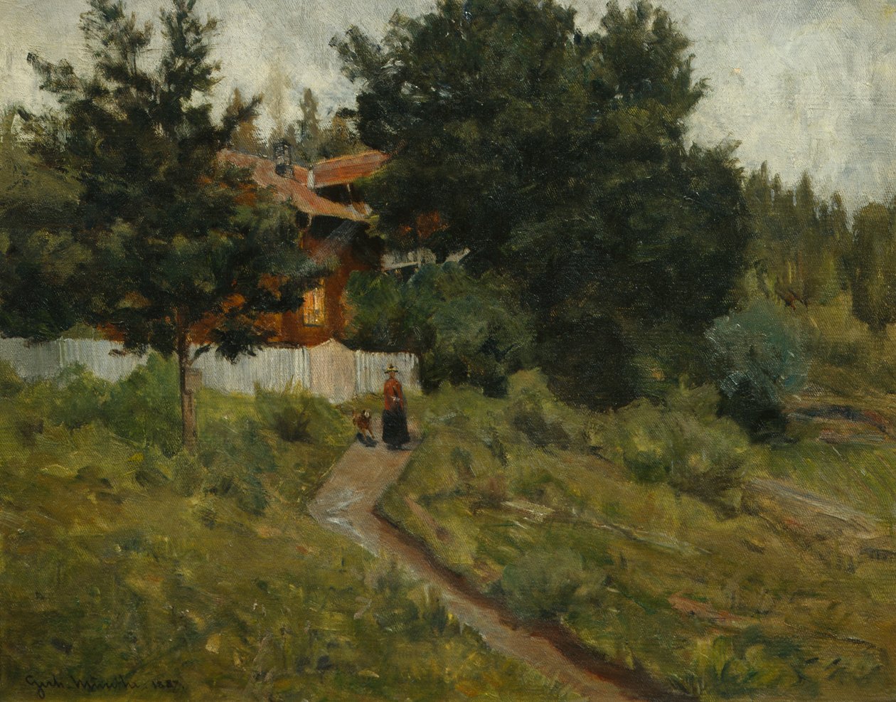 Kobieta i dziecko autorstwa Gerhard Peter Frantz Vilhelm Munthe