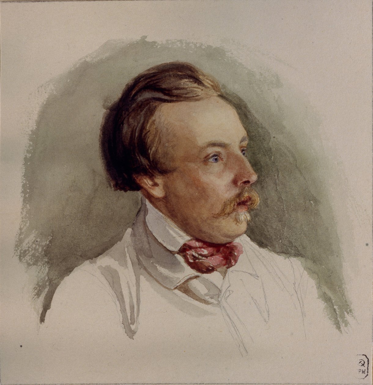 Portret malarza Aleksandra von Kotzebue 1815-1889, lata 40. XIX wieku autorstwa Gerhard Wilhelm Reutern von