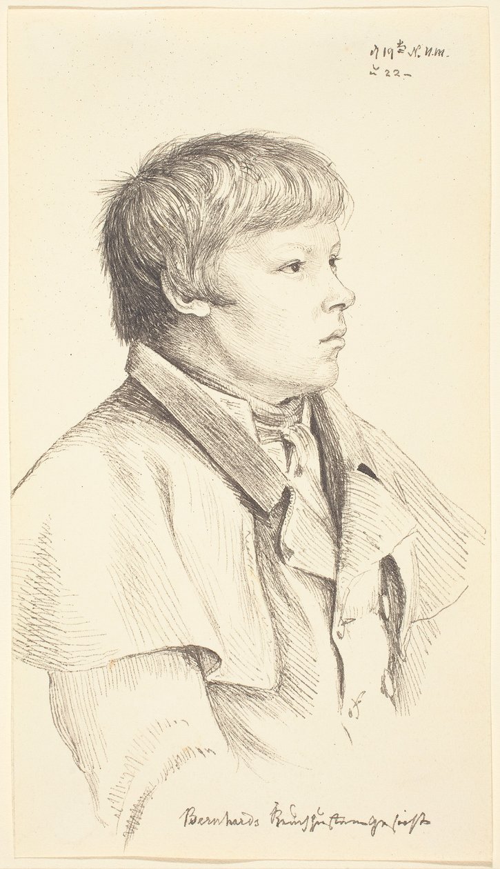 Twarz Bernharda z krztuścem autorstwa Gerhard Wilhelm von Reutern