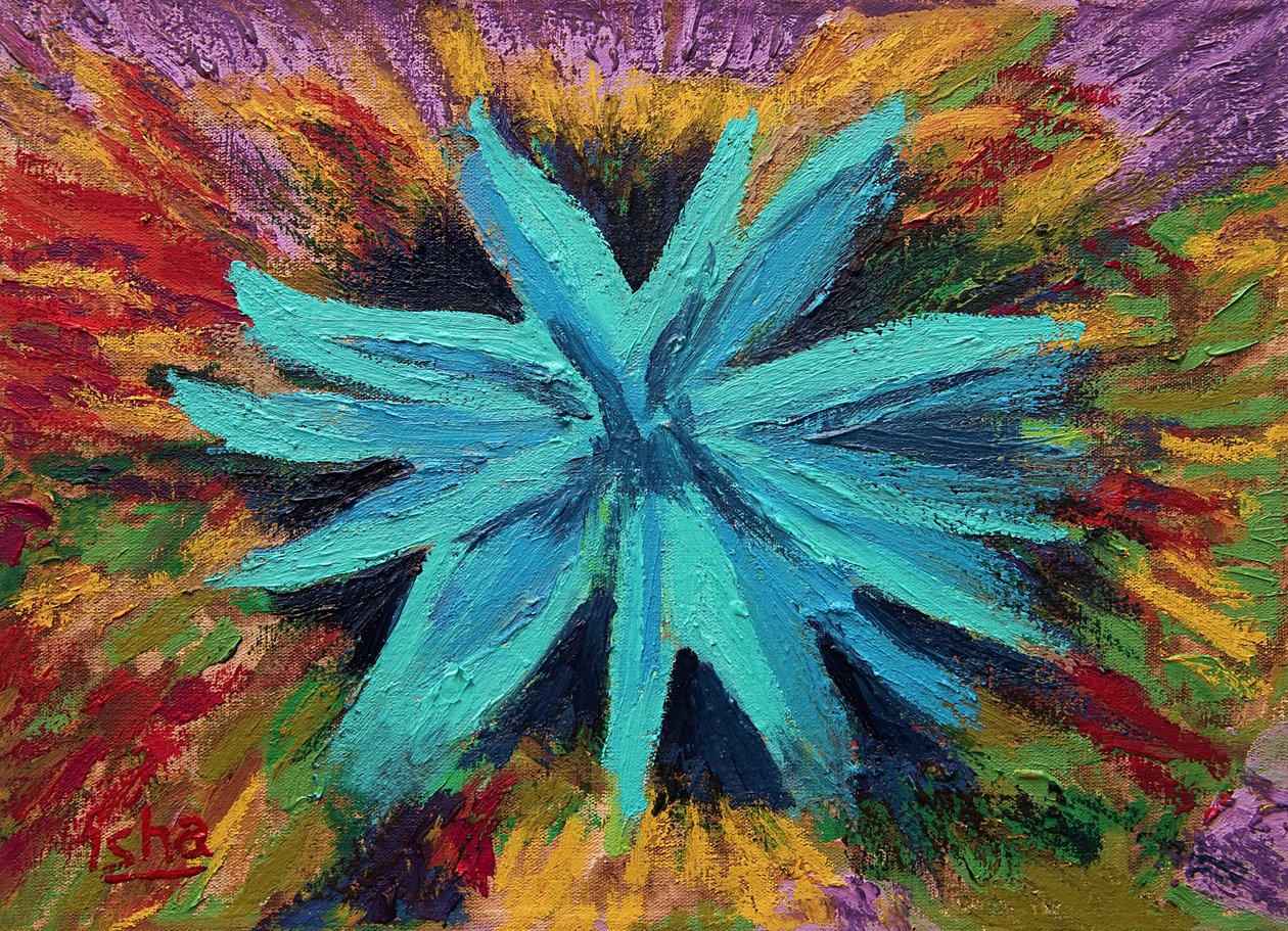Blue Agave, 20018 (olej na płótnie) autorstwa Gerhardt Isringhaus