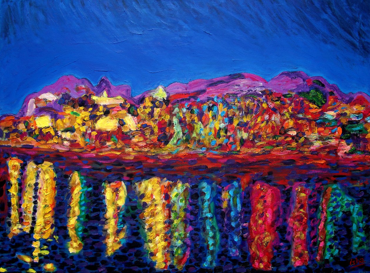 La Paz de la Noche, 2022 (olej na płótnie) autorstwa Gerhardt Isringhaus