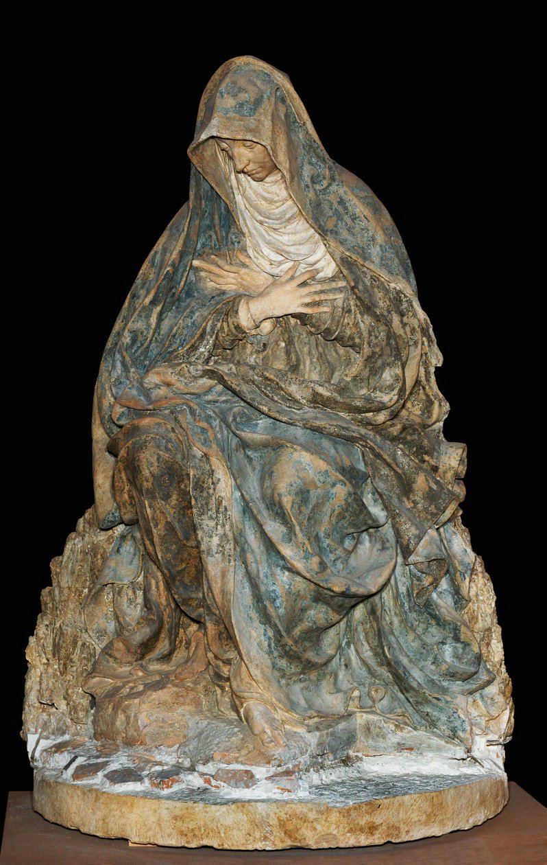 Matka Boża Bolesna - Mater Dolorosa ... autorstwa Germain (attr to) Pilon