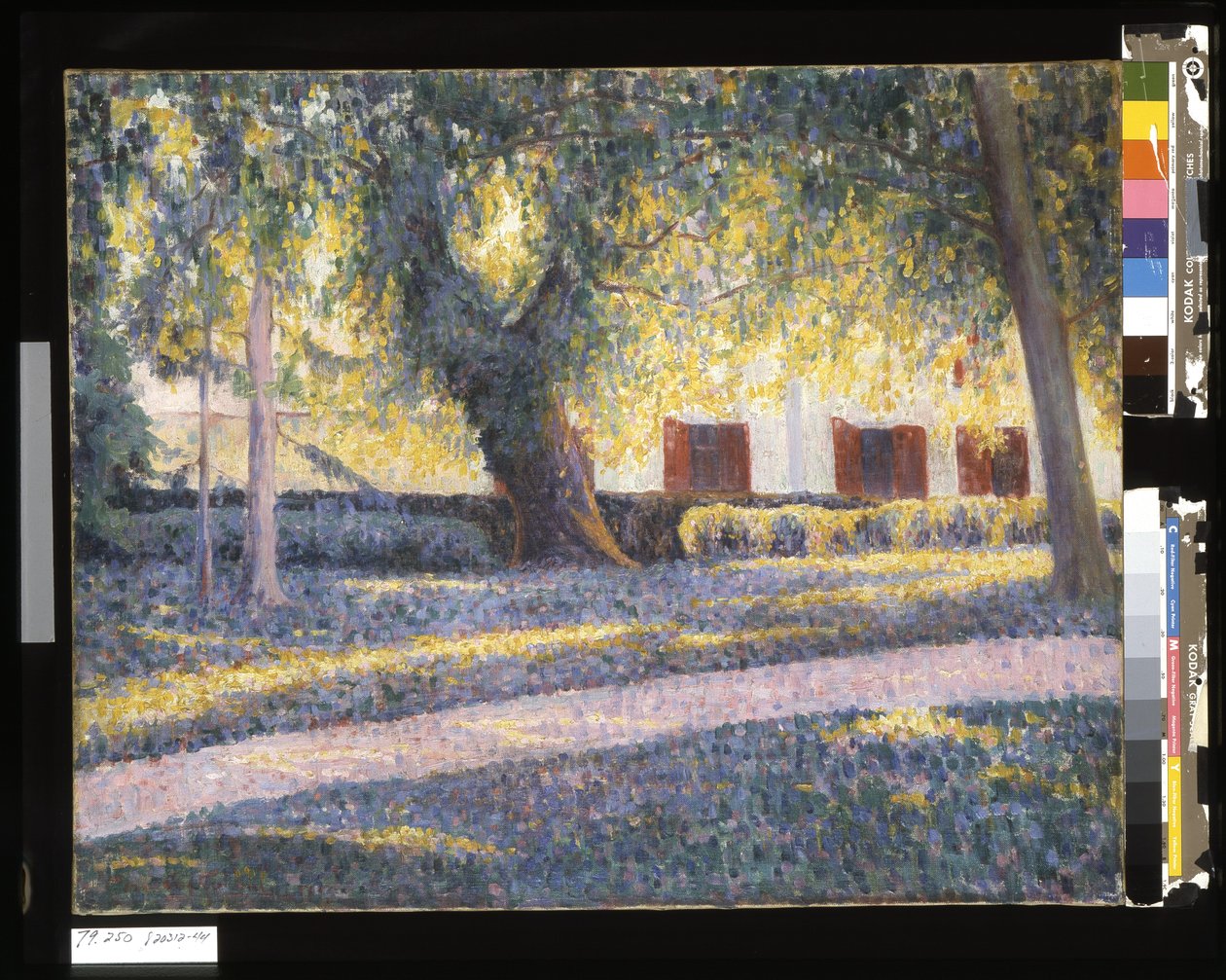 Słońce pod drzewami (Soleil Sous Les Arbres) autorstwa Germain Guibal