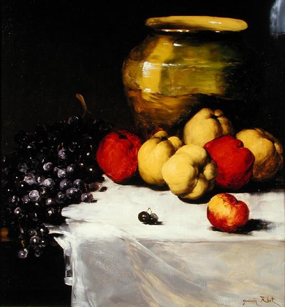 Martwa natura owoców autorstwa Germain Ribot