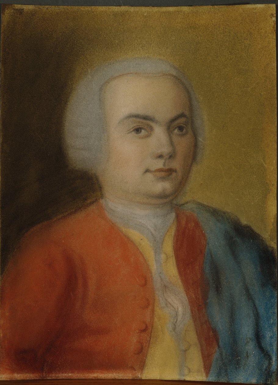 Carl Philipp Emanuel Bach, ok. 1733 (pastel na papierze) autorstwa German School