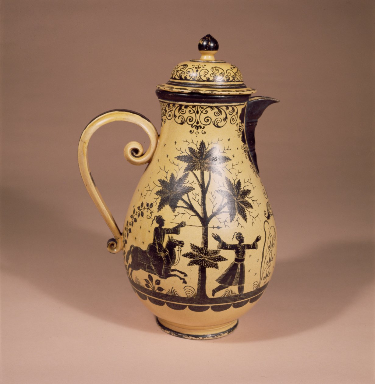 Dzbanek do kawy, Bayreuth, koniec XVIII wieku (porcelana) autorstwa German School