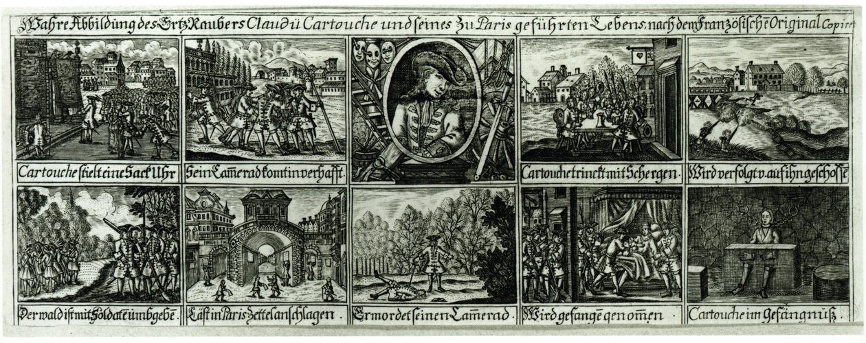 Wyczyny kartusza (1693-1721) autorstwa German School