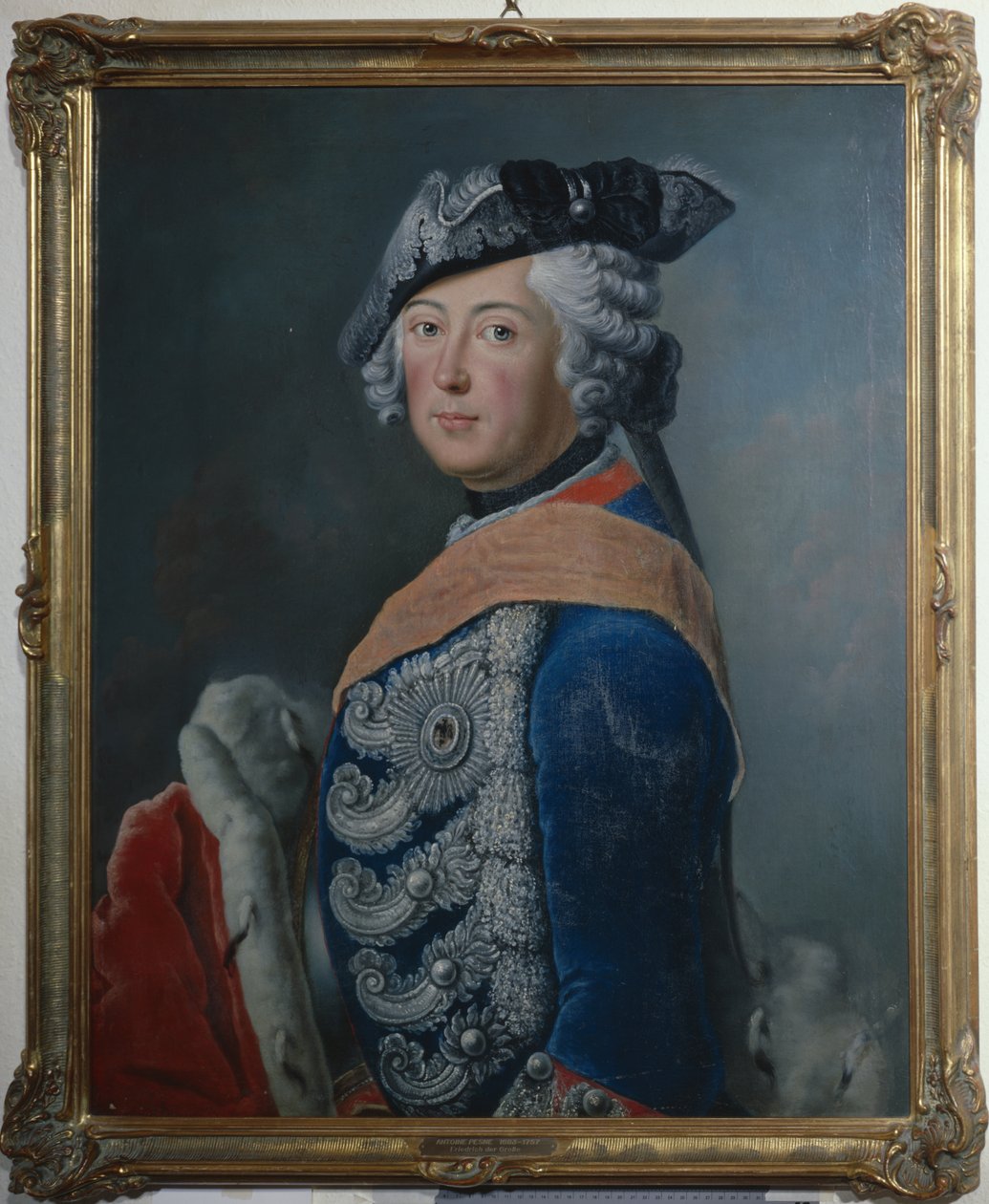 Fryderyk II Wielki Pruski, po 1753 autorstwa German School