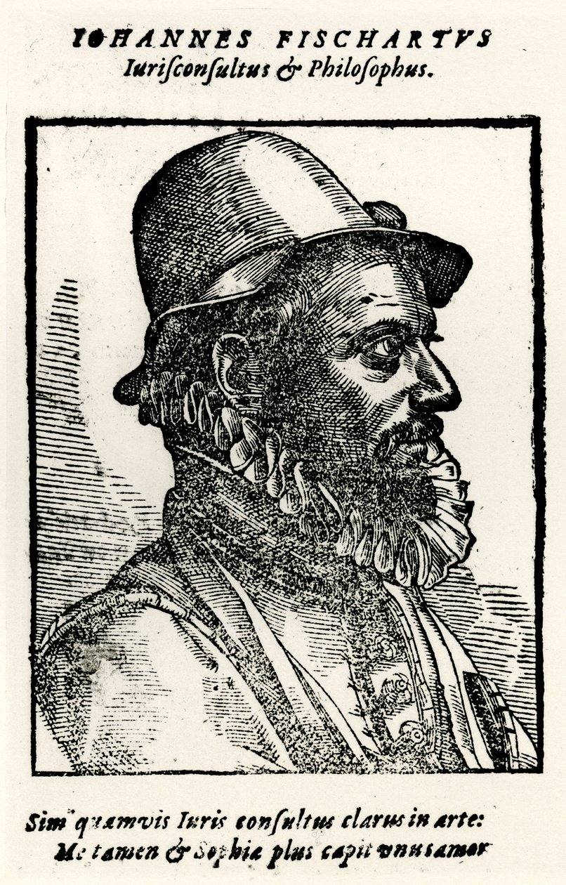 Johann Fischart, 1884-90 (fototyp) autorstwa German School