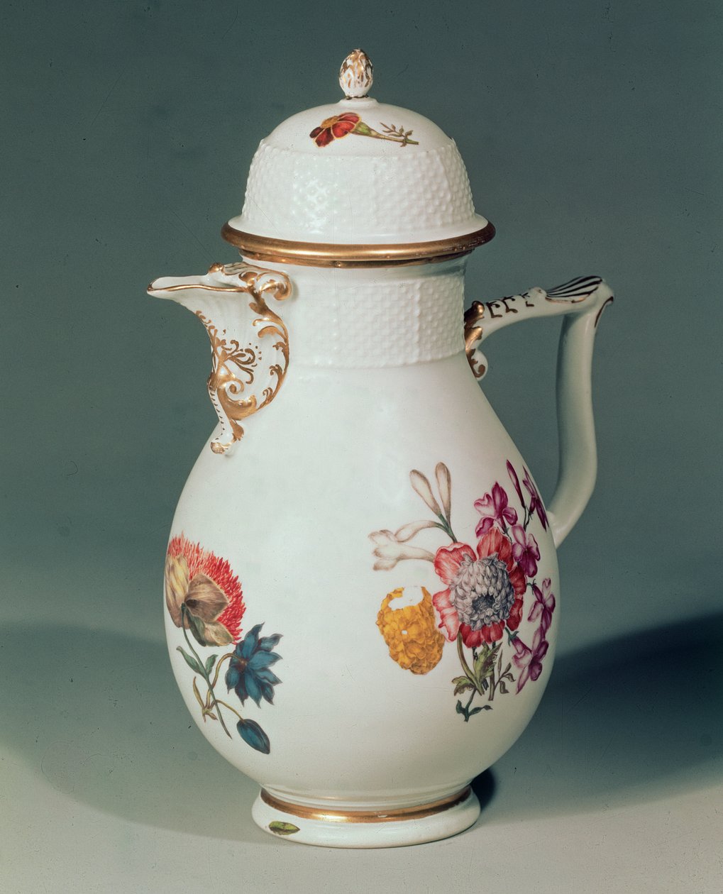 Dzbanek do kawy Miśnia, ok.1740-50 (porcelana) autorstwa German School