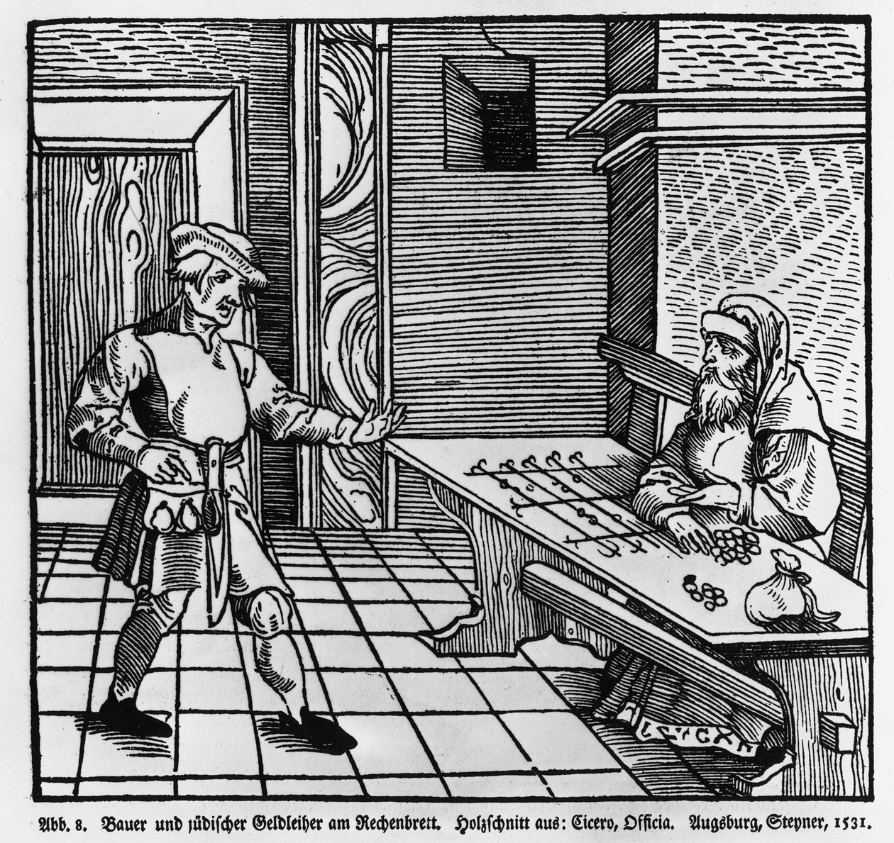 Pożyczkodawca, 1531 autorstwa German School