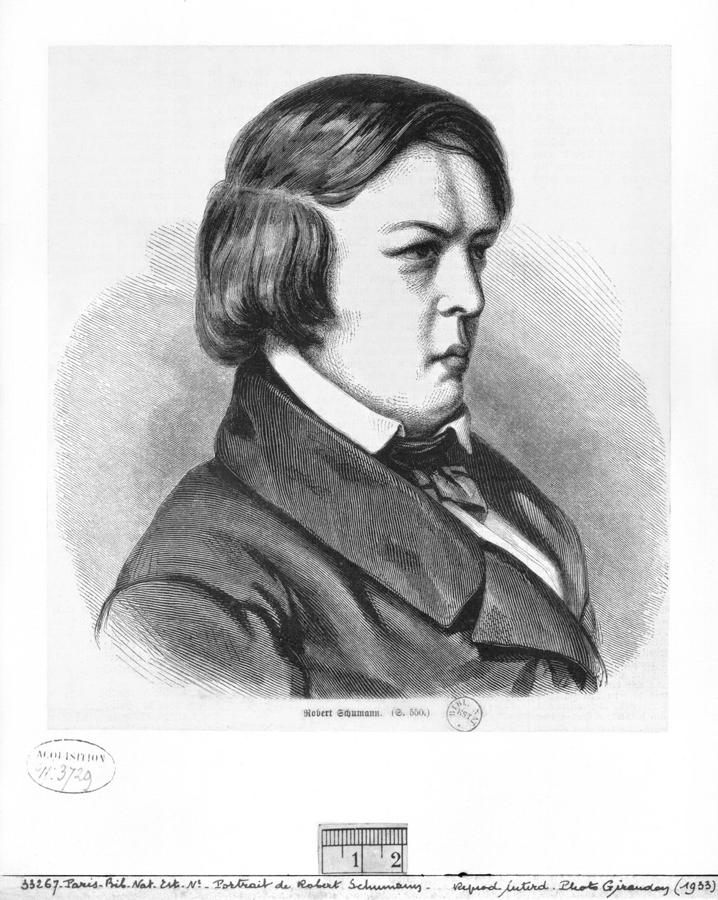 Robert Schumann (1810-56) autorstwa German School