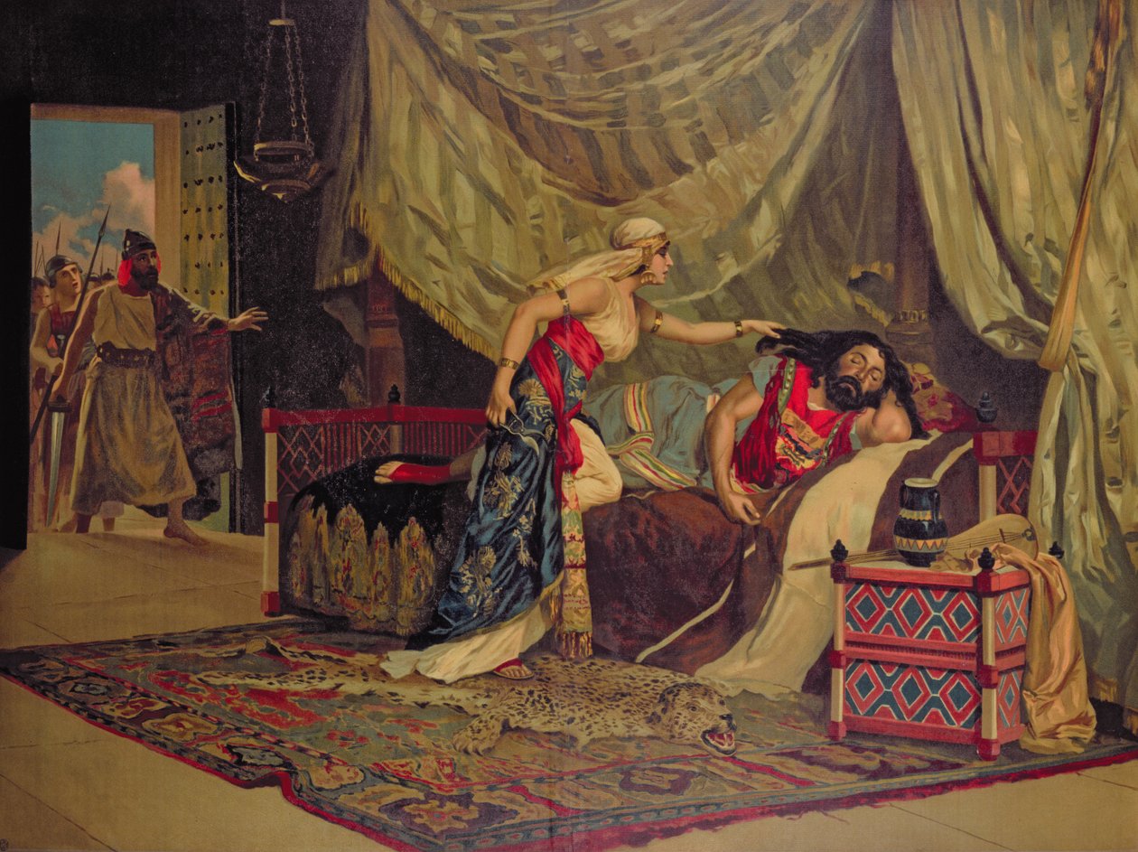 Samson i Dalila autorstwa German School