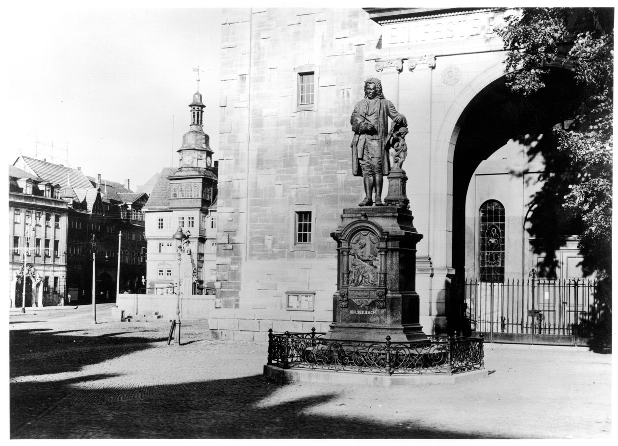 Posąg Jana Sebastiana Bacha (1685-1750) autorstwa German School