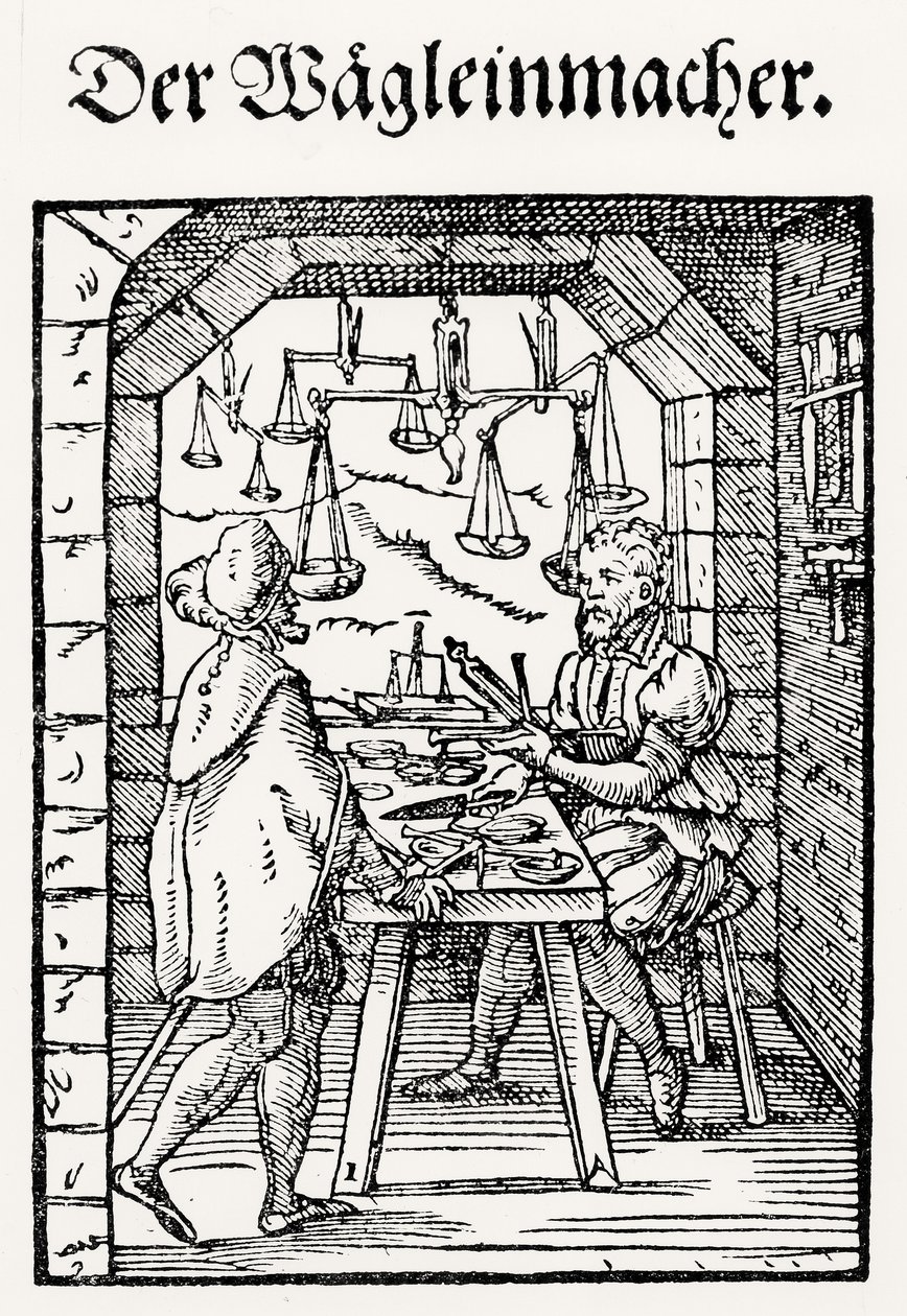 The Scale Maker, wydana przez Hartmana Schoppera autorstwa German School