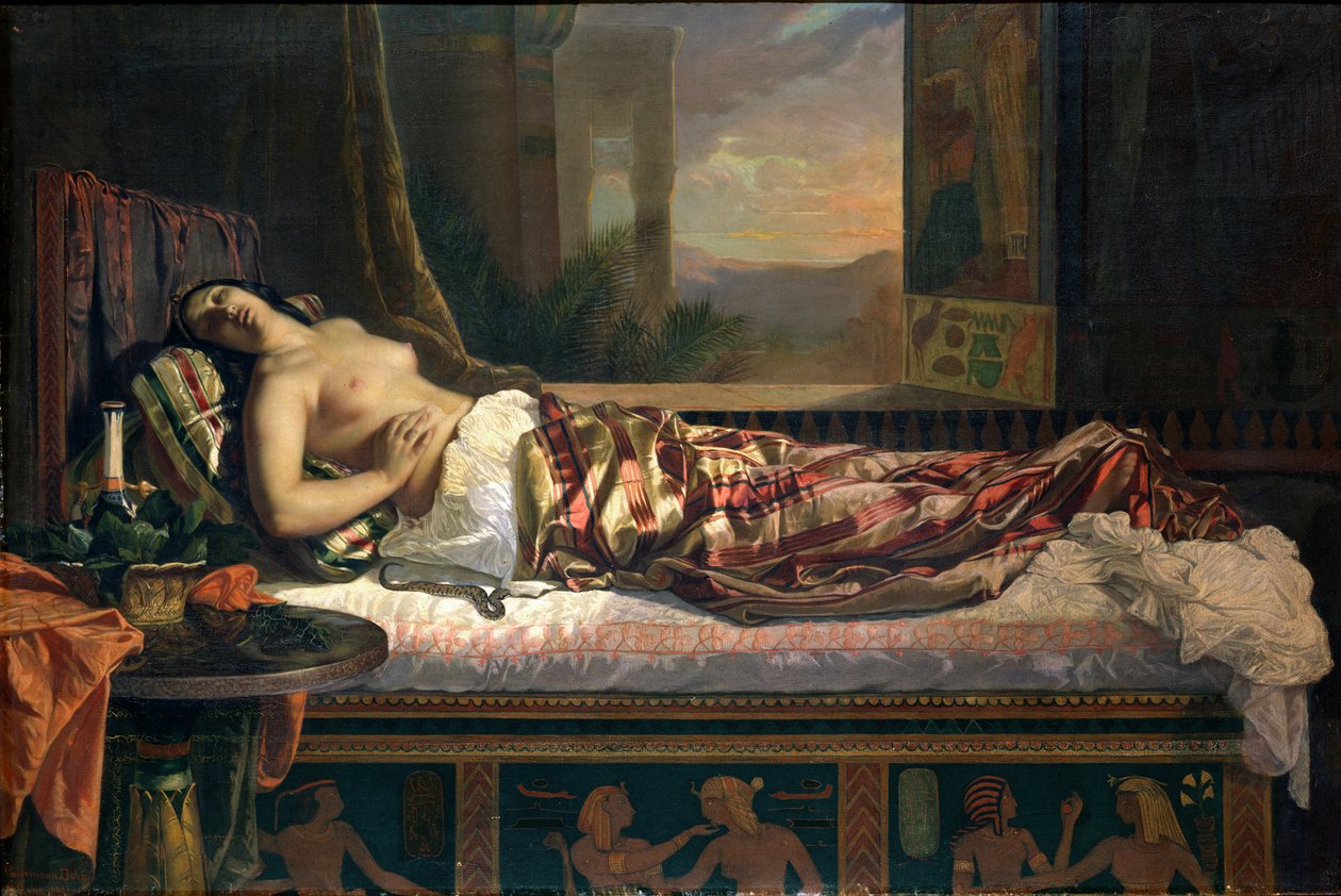 Śmierć Kleopatry, 1841 autorstwa German von Bohn