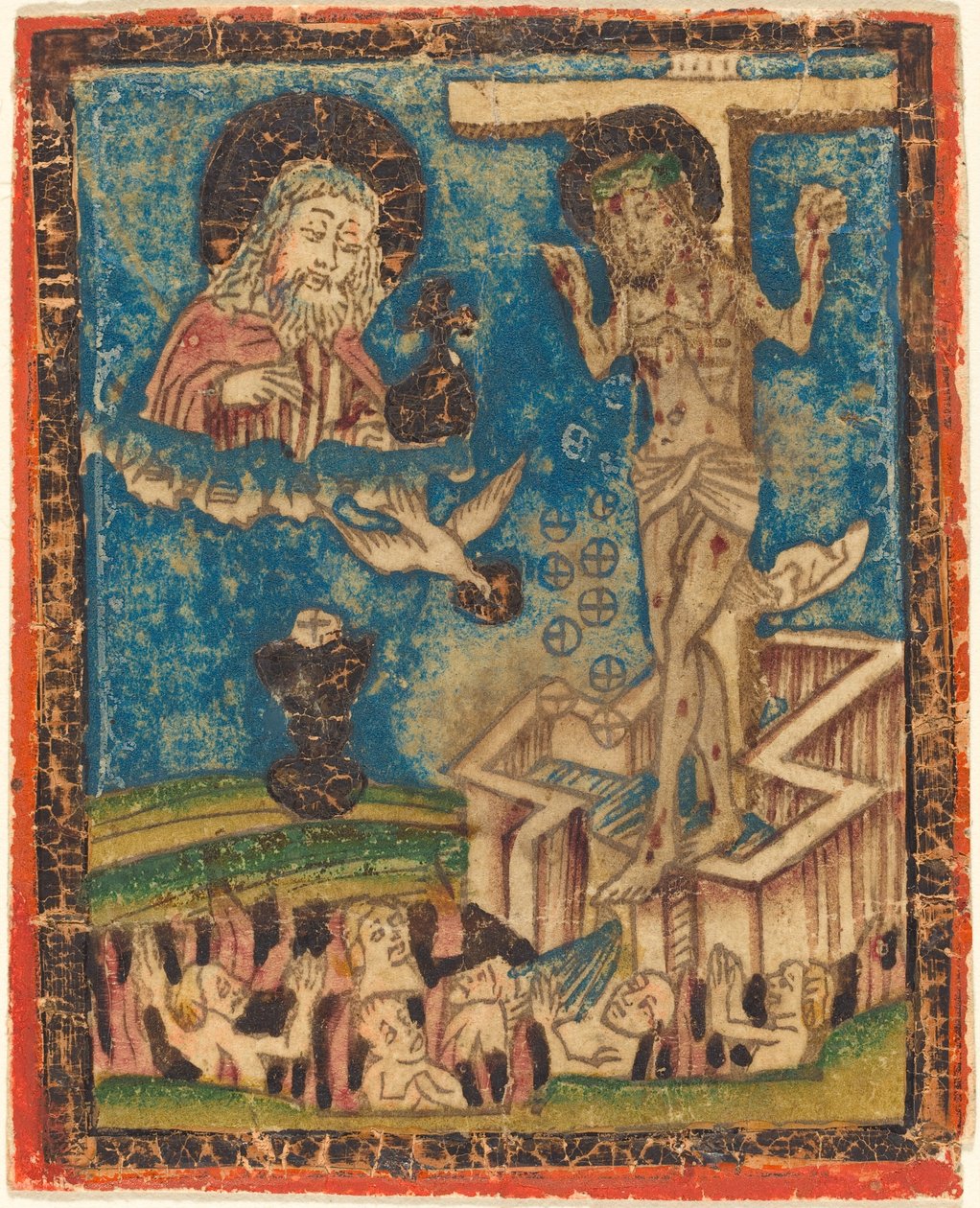 Alegoria Eucharystii autorstwa German 15th Century