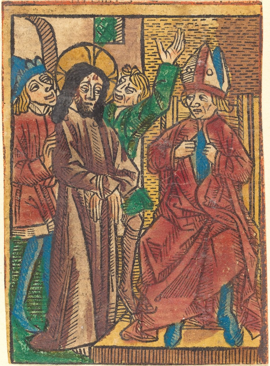 Przed Kajfaszem autorstwa German 15th Century