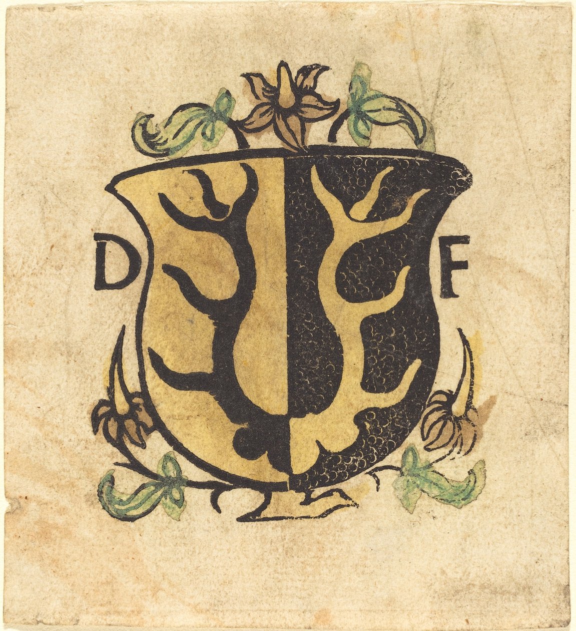 Ekslibris Dominika Frauenfeldera autorstwa German 15th Century