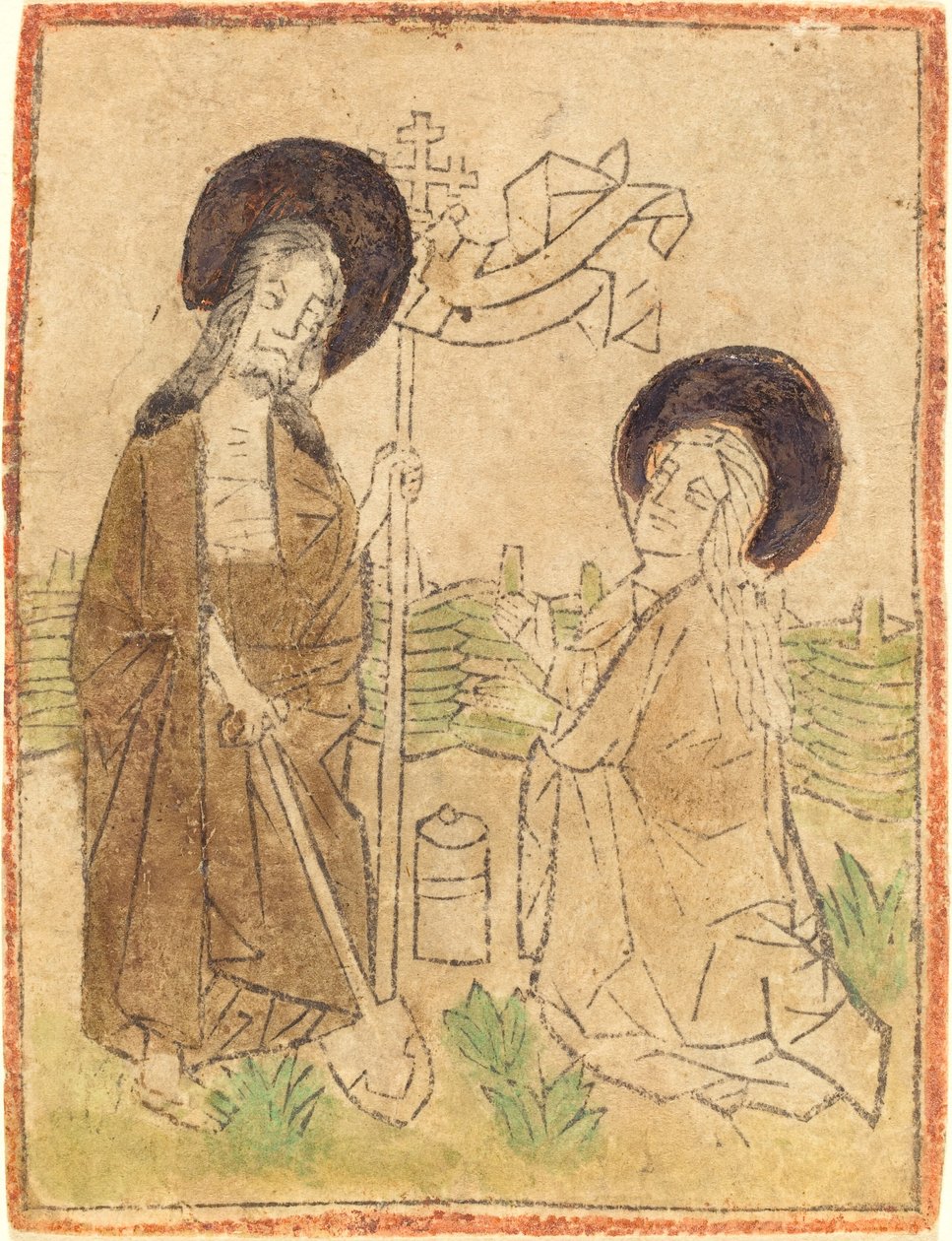 Chrystus ukazuje się Marii Magdalenie autorstwa German 15th Century