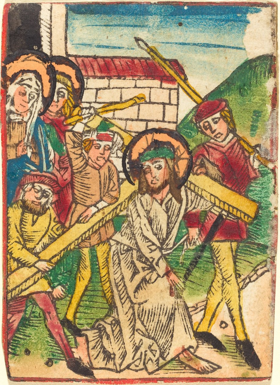 Chrystus niosący krzyż autorstwa German 15th Century