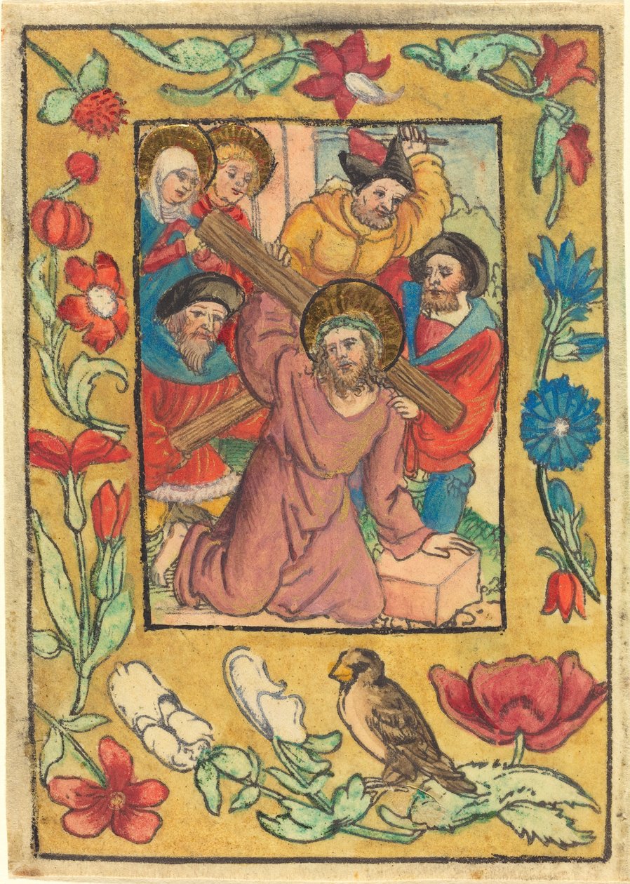 Chrystus niosący krzyż autorstwa German 15th Century