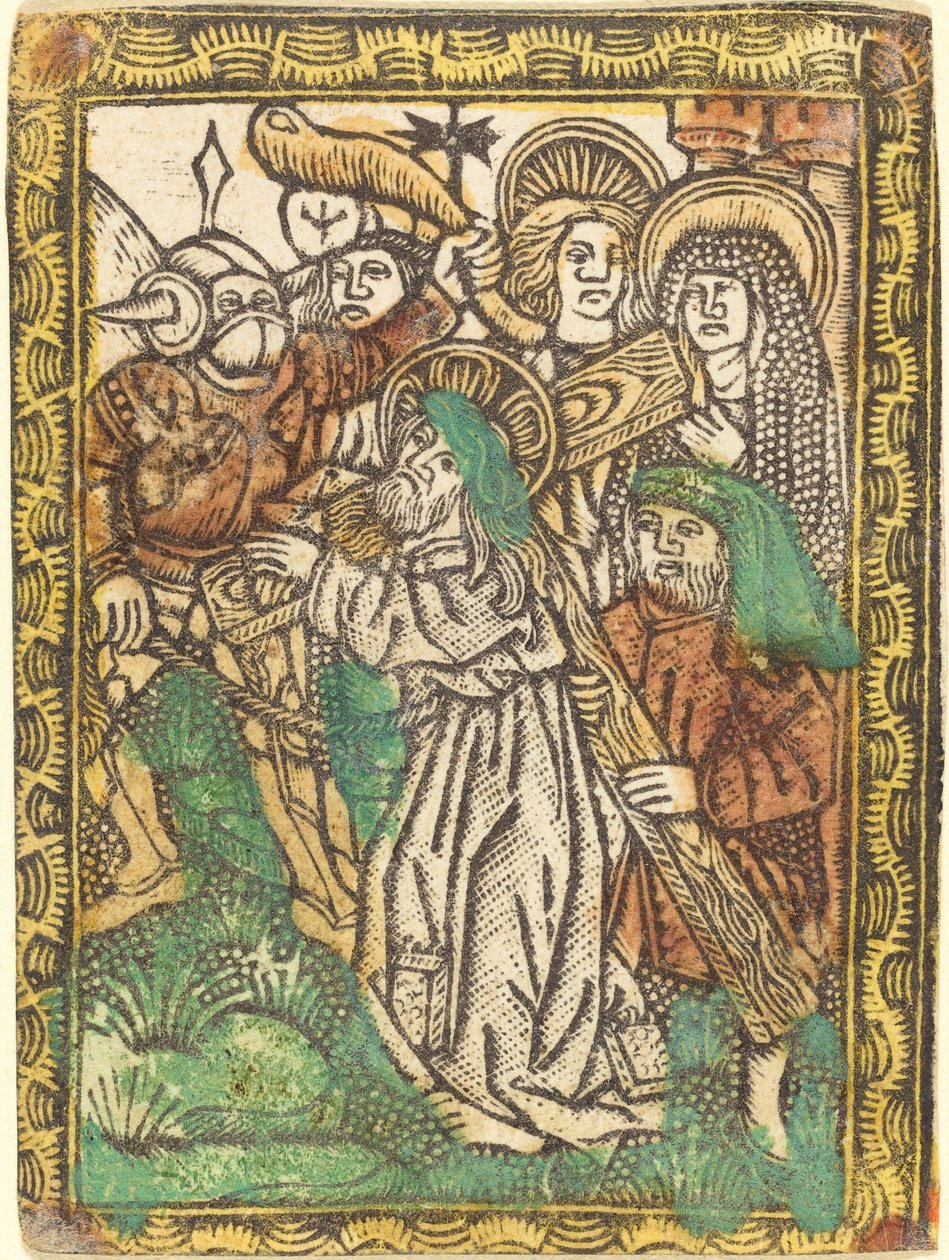 Chrystus niosący krzyż autorstwa German 15th Century