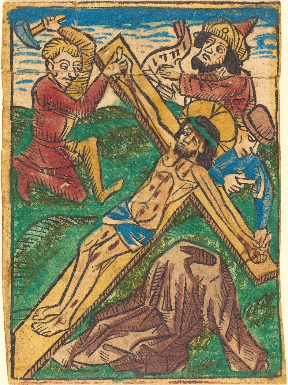 Chrystus przybity do krzyża autorstwa German 15th Century