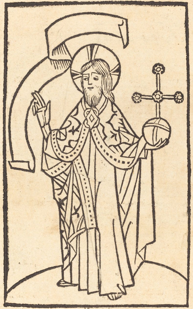 Przed Chrystusem Nas Salvatore autorstwa German 15th Century