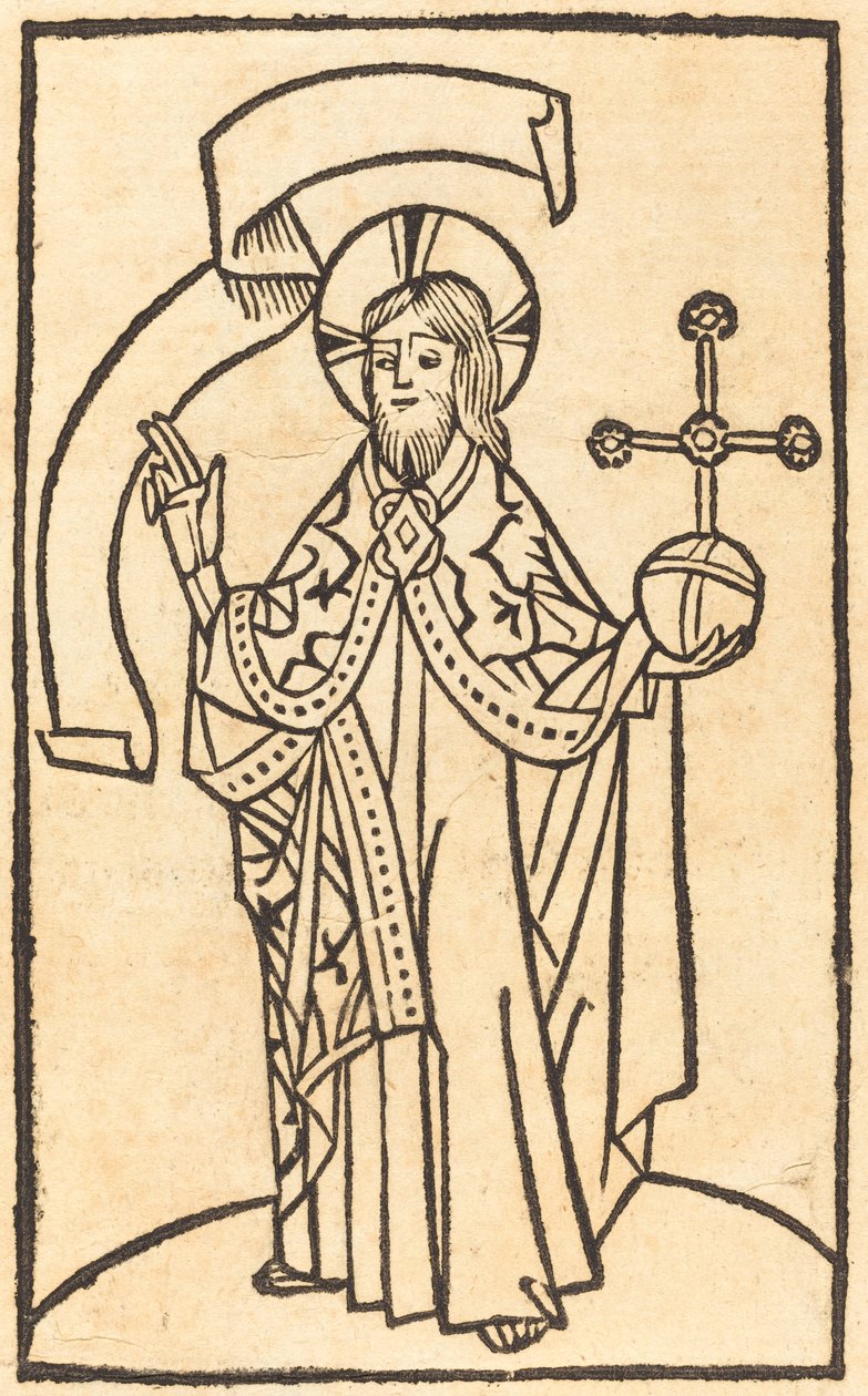 Przed Chrystusem Nas Salvatore autorstwa German 15th Century