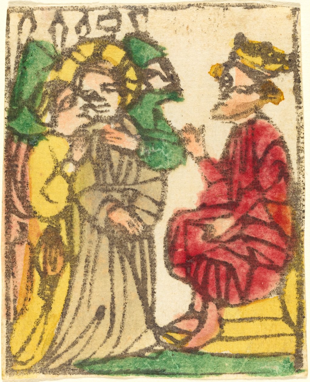 Chrystus przed Herodem autorstwa German 15th Century
