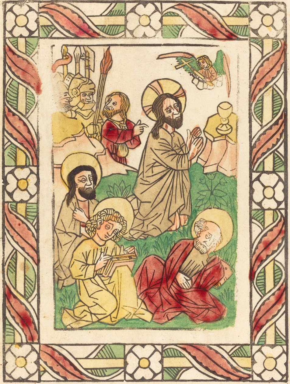 Chrystus na Górze Oliwnej autorstwa German 15th Century