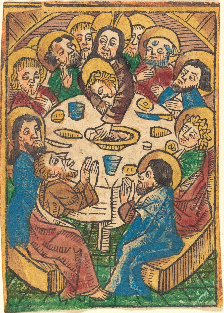 Ostatnia Wieczerza autorstwa German 15th Century