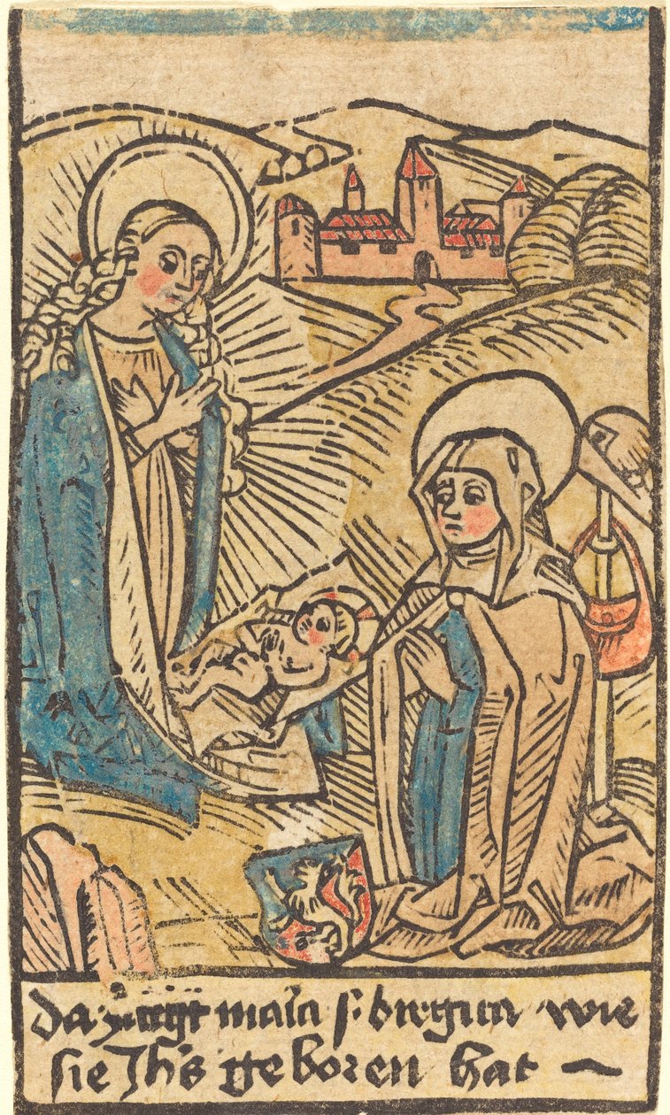 Madonna i św. Brygida autorstwa German 15th Century